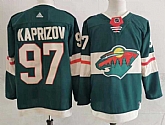Wild 97 Kirill Kaprizov Green Adidas Jersey,baseball caps,new era cap wholesale,wholesale hats
